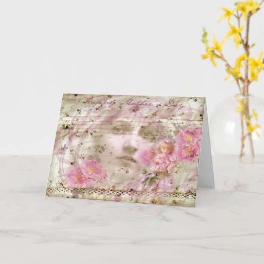 Moederdag Kaart (Gele Bloem)