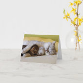 Moederdag kaart (Gele Bloem)