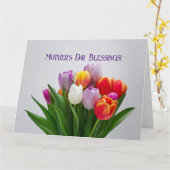 Moederdag kaart (Gele Bloem)