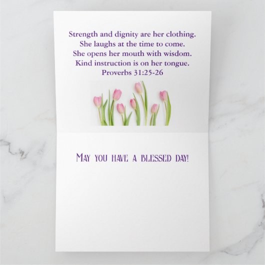 Moederdag kaart (Binnen)