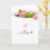 moederdag Kaart (Gele Bloem)