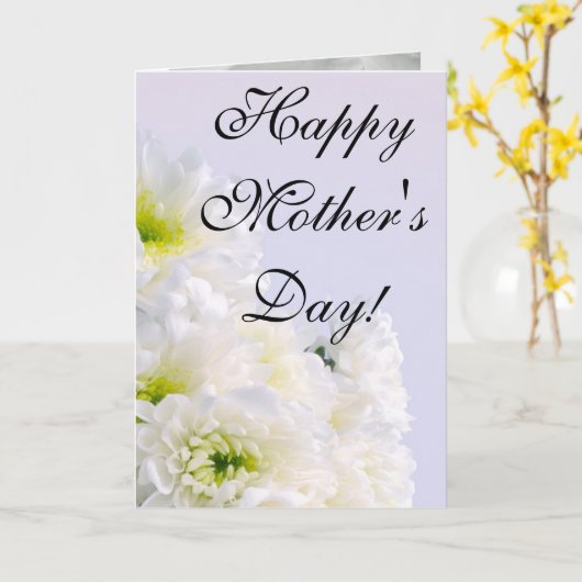 Moederdag Kaart (Gele Bloem)