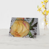 Moederdag Kaart (Gele Bloem)