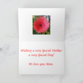 Moederdag Kaart (Binnen)