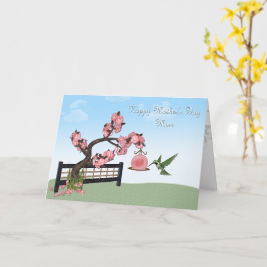 Moederdag Kaart (Gele Bloem)