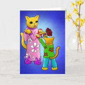 Moederdag Kaart (Gele Bloem)