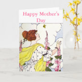 Moederdag Kaart (Gele Bloem)