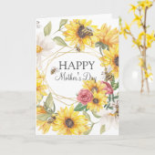 Moederdag Kaart (Gele Bloem)