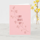 Moederdag Kaart (Gele Bloem)