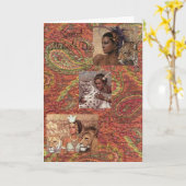 Moederdag kaart (Gele Bloem)