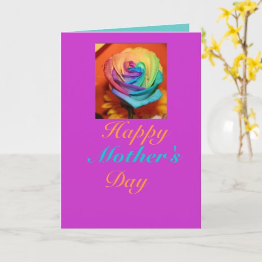 Moederdag Kaart (Gele Bloem)