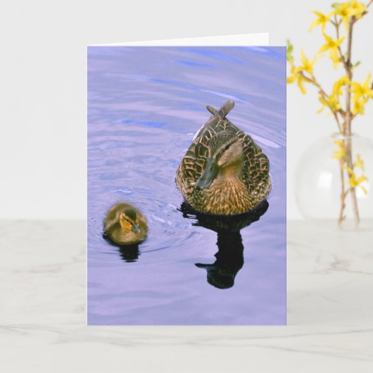 Moederdag Kaart (Gele Bloem)