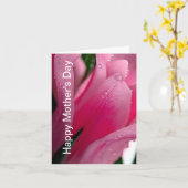 Moederdag kaart (Gele Bloem)