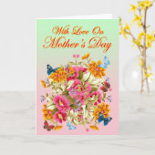 Moederdag Kaart (Gele Bloem)