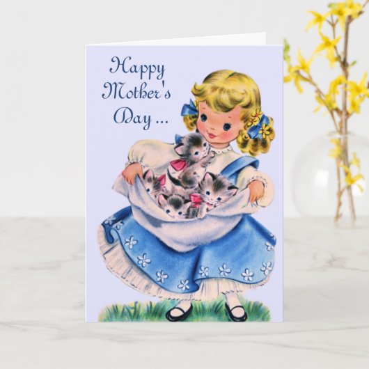  Moederdag Kaart (Gele Bloem)