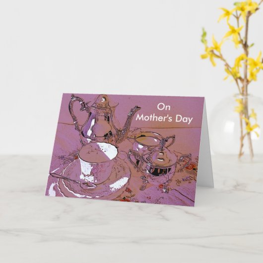 Moederdag Kaart (Gele Bloem)