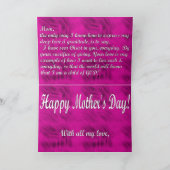 Moederdag kaart (Binnen)