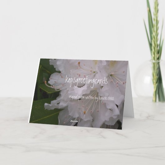 Moederdag Kaart (Achterkant)