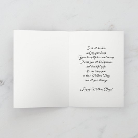 Moederdag kaart (Binnen)