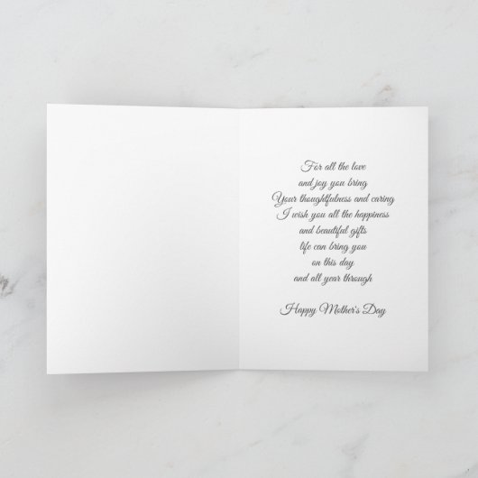 Moederdag kaart (Binnen)