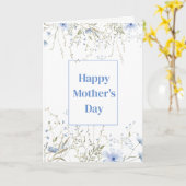 Moederdag kaart (Gele Bloem)