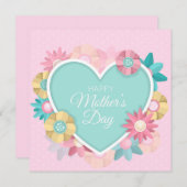 Moederdag kaart (Voorkant / Achterkant)