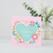 Moederdag kaart (Staand voorkant)