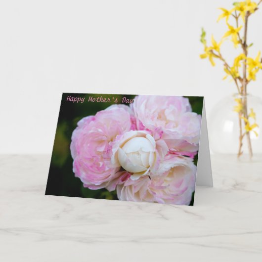 Moederdag kaart (Gele Bloem)