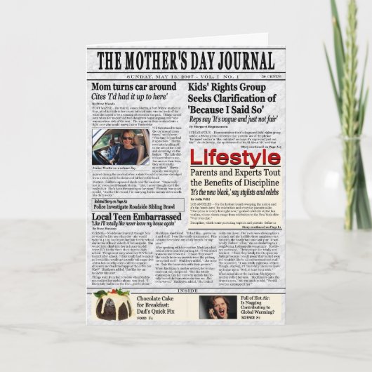 Moederdag kaart (Voorkant)