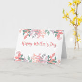 Moederdag kaart (Gele Bloem)