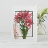 Moederdag kaart (Staand voorkant)