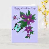 Moederdag Kaart (Gele Bloem)