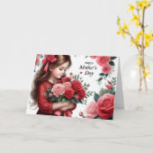Moederdag Kaart (Gele Bloem)