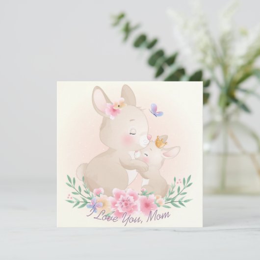 Moederdag kaart (Staand voorkant)