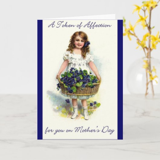  Moederdag Kaart (Gele Bloem)