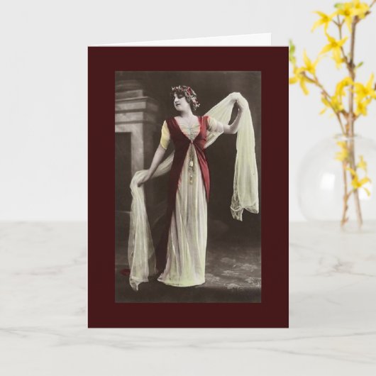  Moederdag Kaart (Gele Bloem)