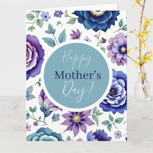 Moederdag Kaart (Gele Bloem)