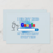 Moederdag Kaart (Voorkant / Achterkant)