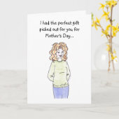 Moederdag Kaart (Gele Bloem)