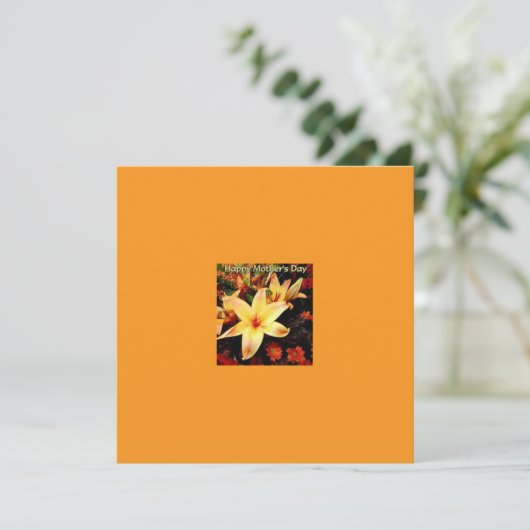 Moederdag kaart (Staand voorkant)