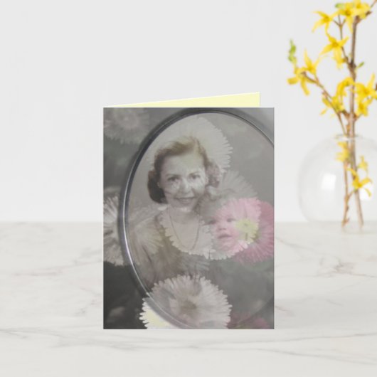 Moederdag Kaart (Gele Bloem)