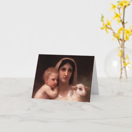 Moederdag kaart (Gele Bloem)