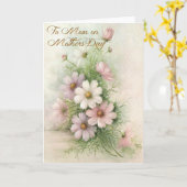 Moederdag kaart (Gele Bloem)