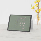 Moederdag Kaart (Gele Bloem)