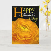 Moederdag Kaart (Gele Bloem)