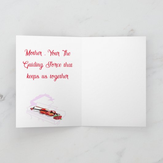 Moederdag kaart (Binnen)