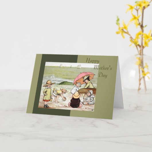  Moederdag kaart (Gele Bloem)