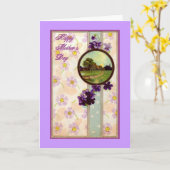  Moederdag Kaart (Gele Bloem)