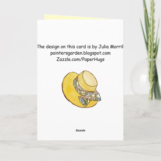 Moederdag kaart (Achterkant)