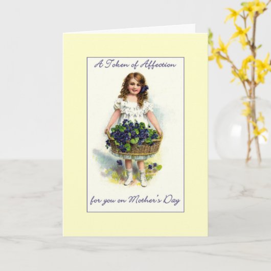  Moederdag Kaart (Gele Bloem)